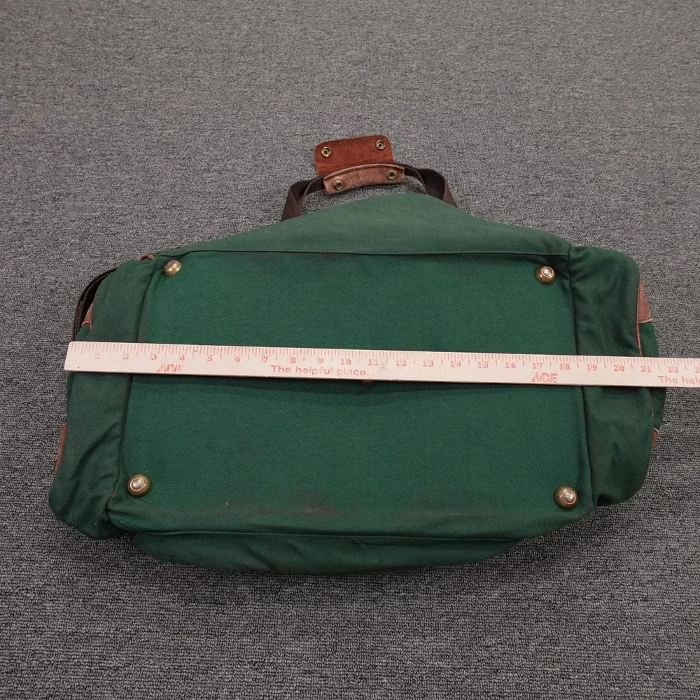 L.L. Bean Vintage Duffle Bag Green 20